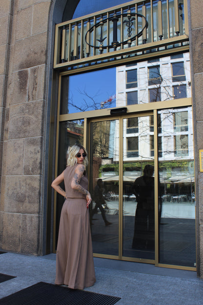 Coordinato Gilet Gessato