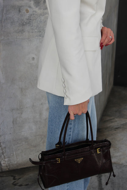 Blazer con bottoni Nero