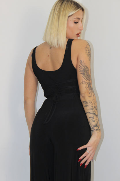 Jumpsuit elasticizzata Nera