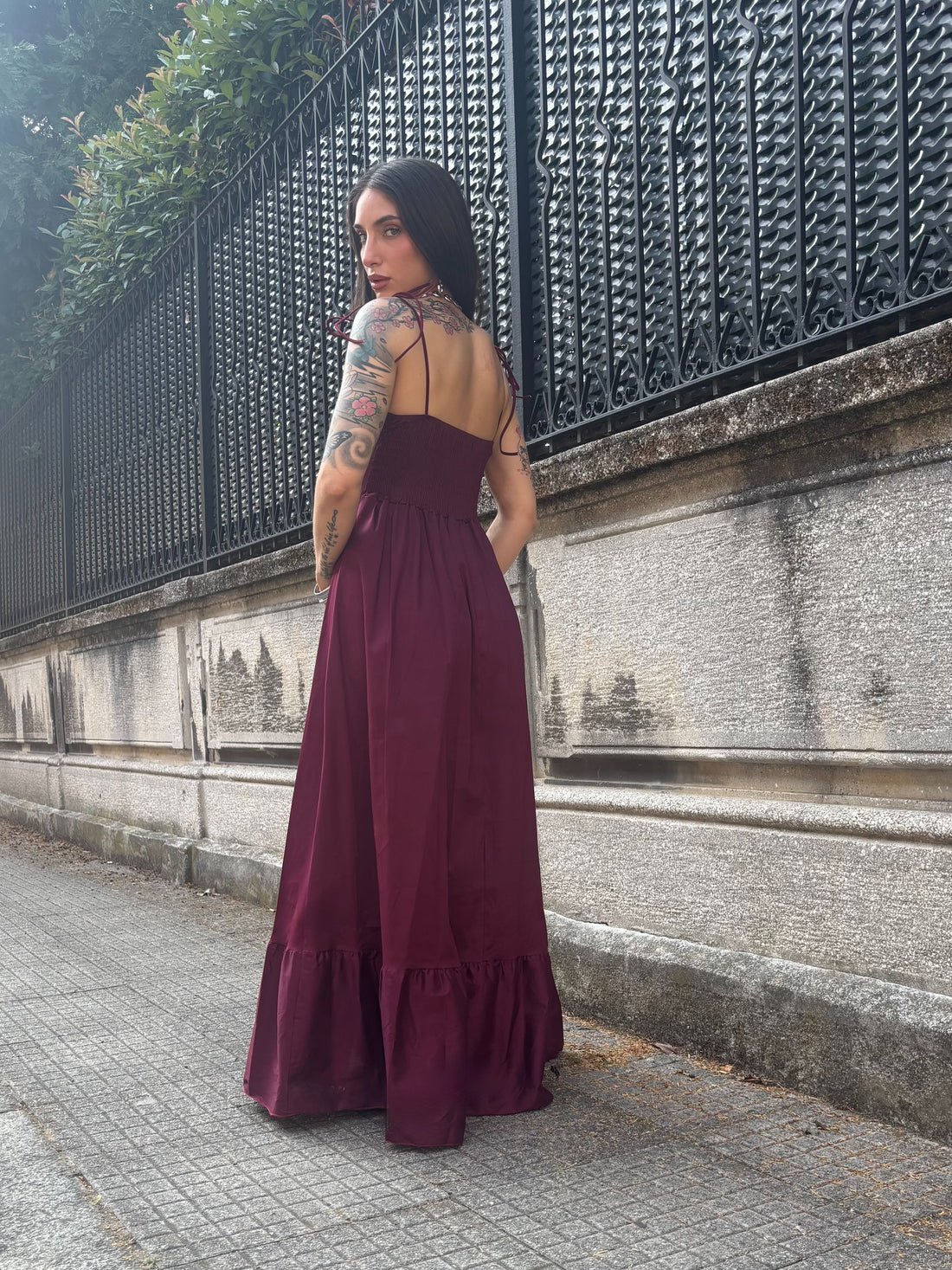 Abito Summer Bordeaux