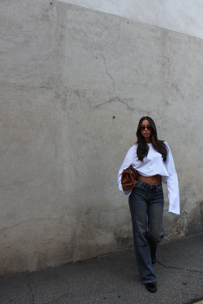 jeans wide leg-low waist