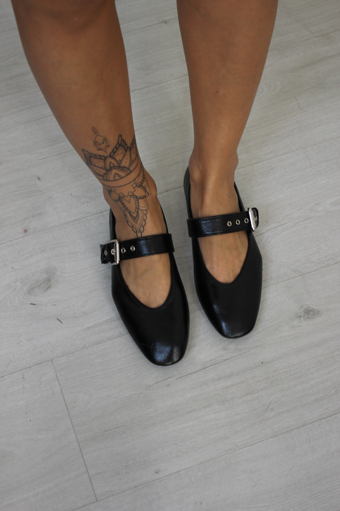 Ballerina Ecopelle Nero