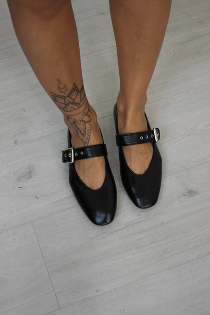 Ballerina Ecopelle Nero