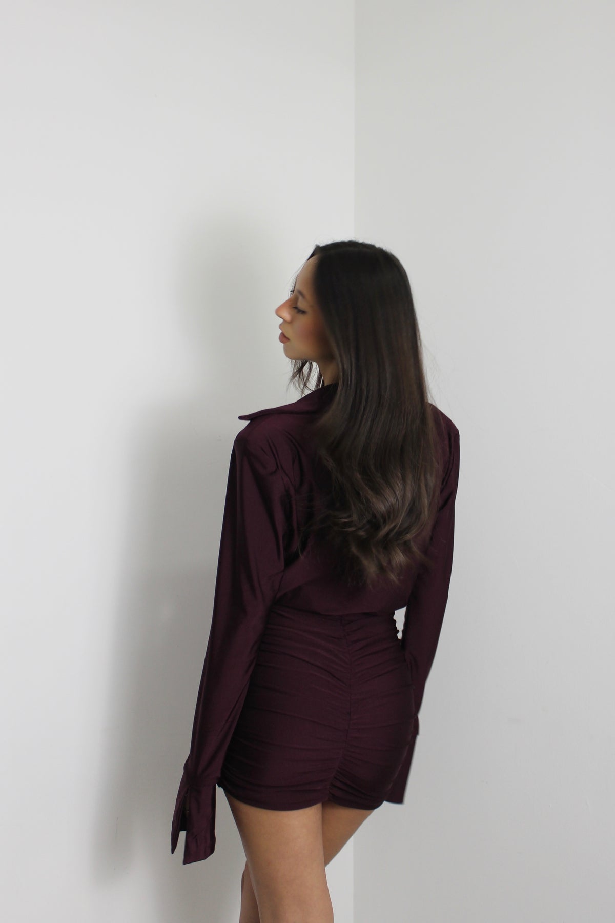 Abito Lexi burgundy