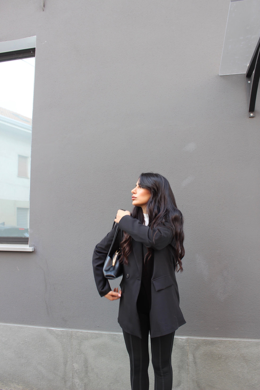 Blazer doppiopetto nero