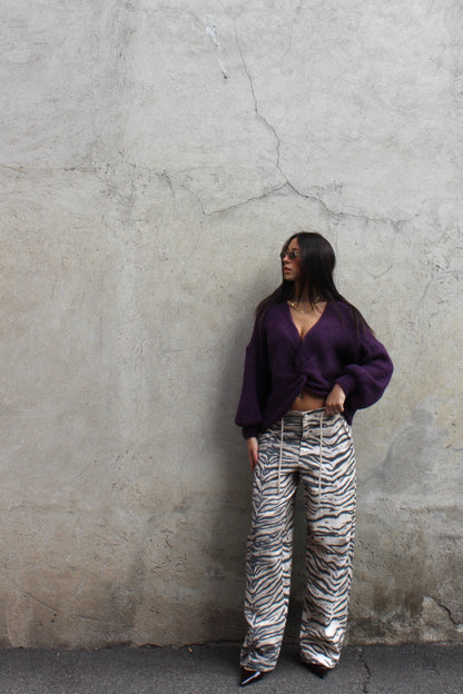 Maglia nodo viola