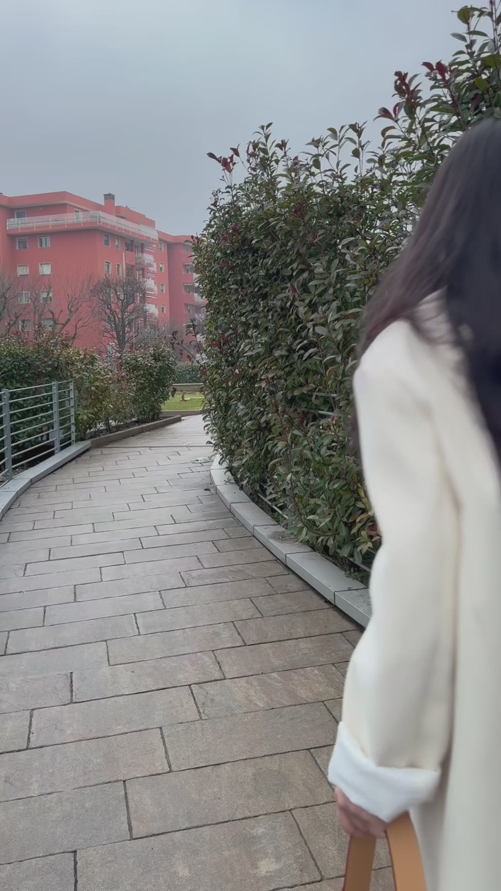 Cappotto Lumina Frange Panna